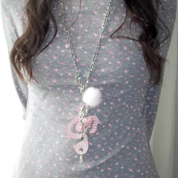 *당일출고 Angel stage note necklace