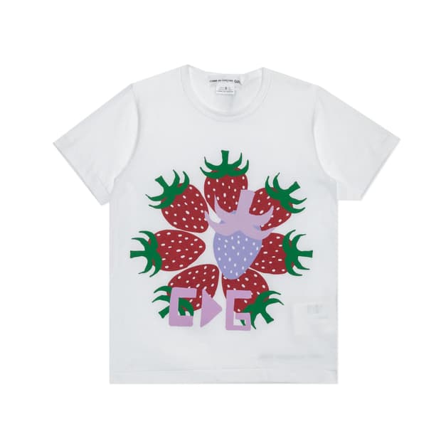 꼼데가르송 걸 Cotton Jersey Brett Westfall Tee