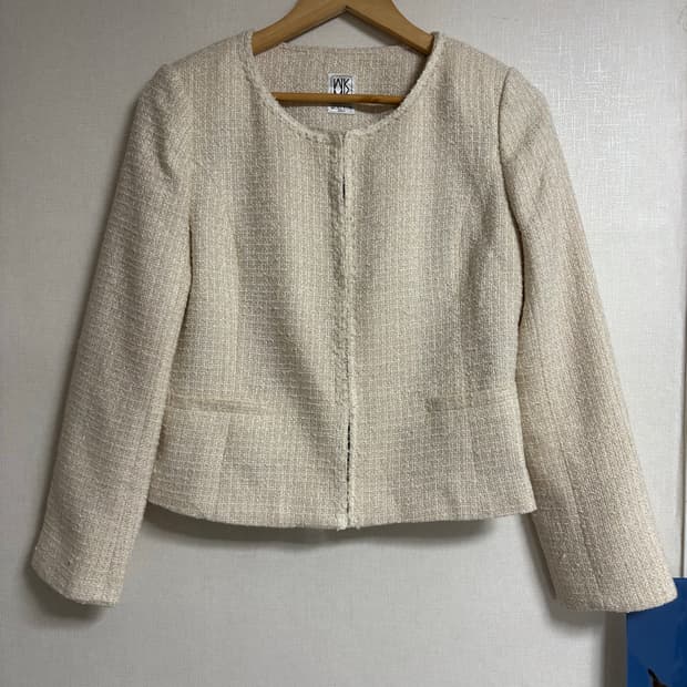 미쉘클랑 트위드 자켓 m