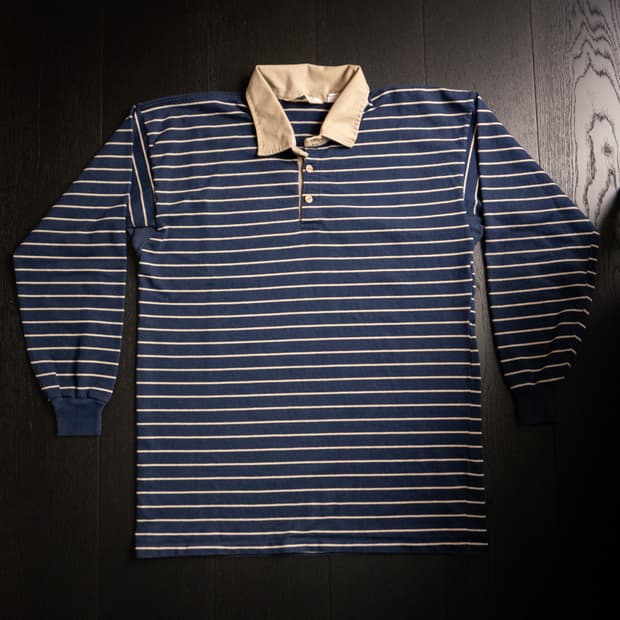 80s L.L.BEAN Rugby Shirt / XL(105) 