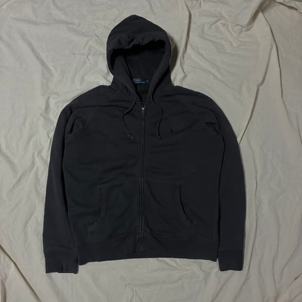 폴로 나그랑 후드집업 차콜 XXL