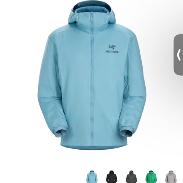 아크테릭스 LT 후디 솔레스