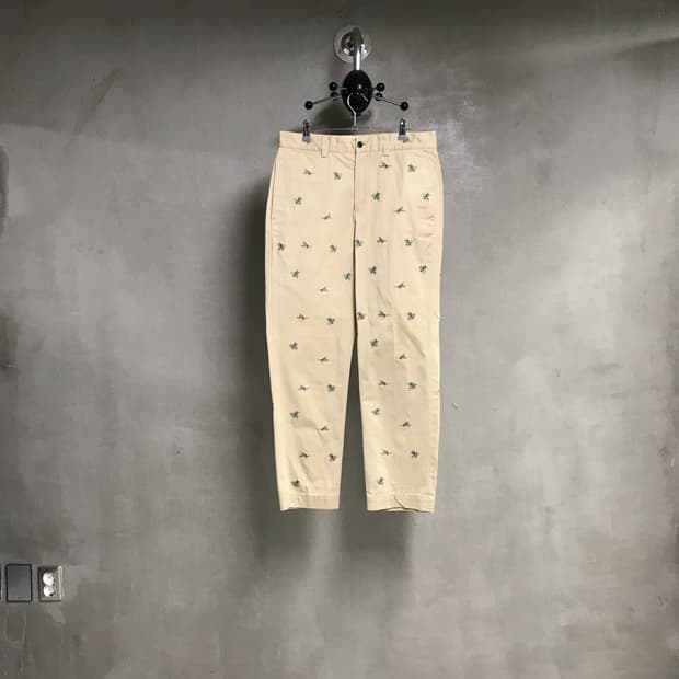 폴로 랄프로렌 멀티 자수 치노 팬츠 베이지 32/30