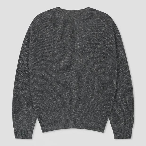 [4] 벨리에 밀키웨이 그런지 스웨터 멜란지 그레이