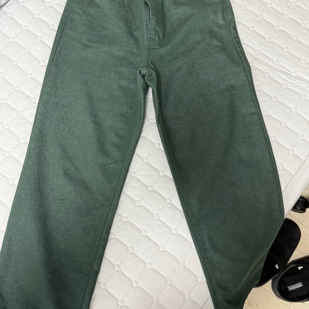 키마우라 사시코 팬츠 Sashiko Pocket Denim (Green)