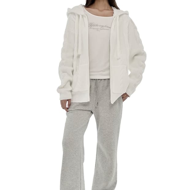 클리시어 니트집업