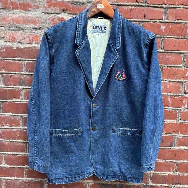 80년대 리바이스 데님 블레이저 자켓