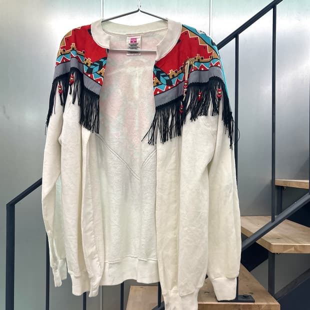 인디언 무드 빈티지 커스텀 자켓