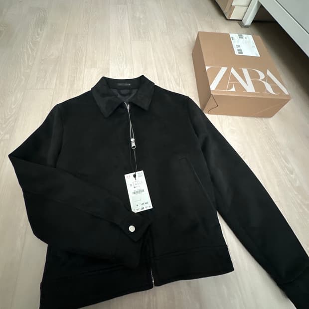 자라 스웨이드 자켓(새상품)