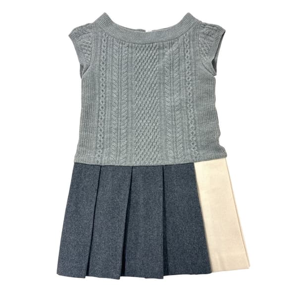 sacai luck wool knit dress