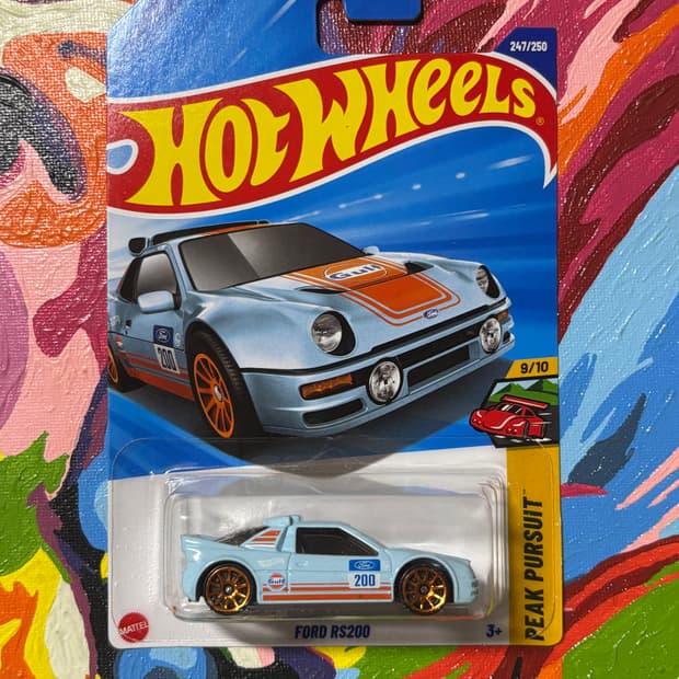 미개봉) 포드 rs200 다이캐스트 인테리어 소품 핫휠 디오라마