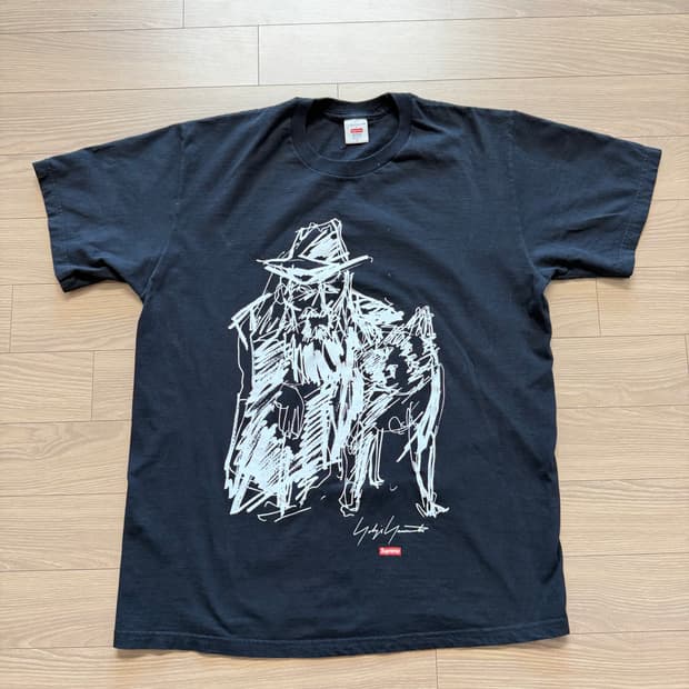 요지야마모토 슈프림 티셔츠 L