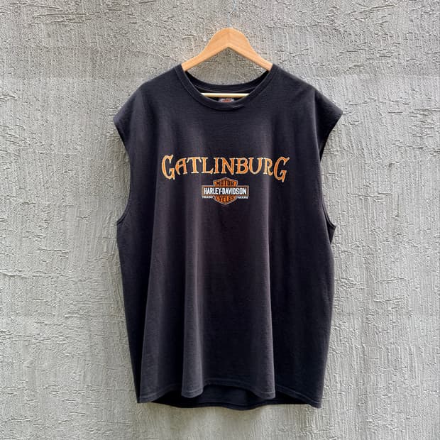할리데이비슨 GATLINBURG 민소매 티셔츠