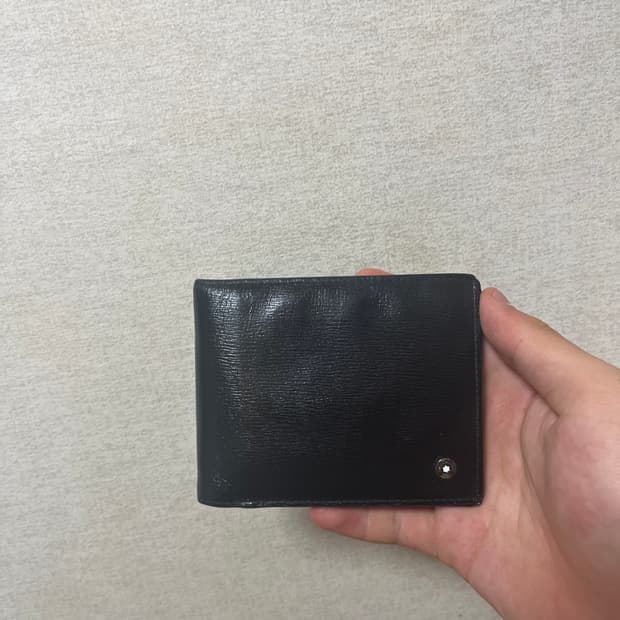 몽블랑 반지갑 팔아여