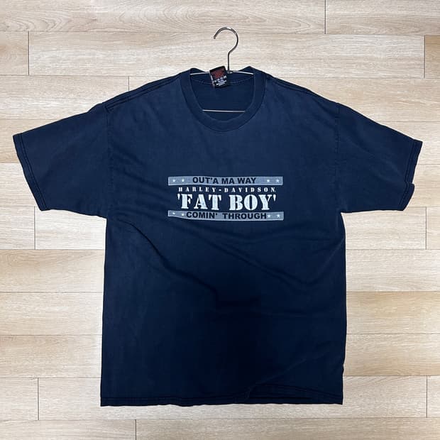 할리데이비슨 팻보이 반팔 티셔츠 XL