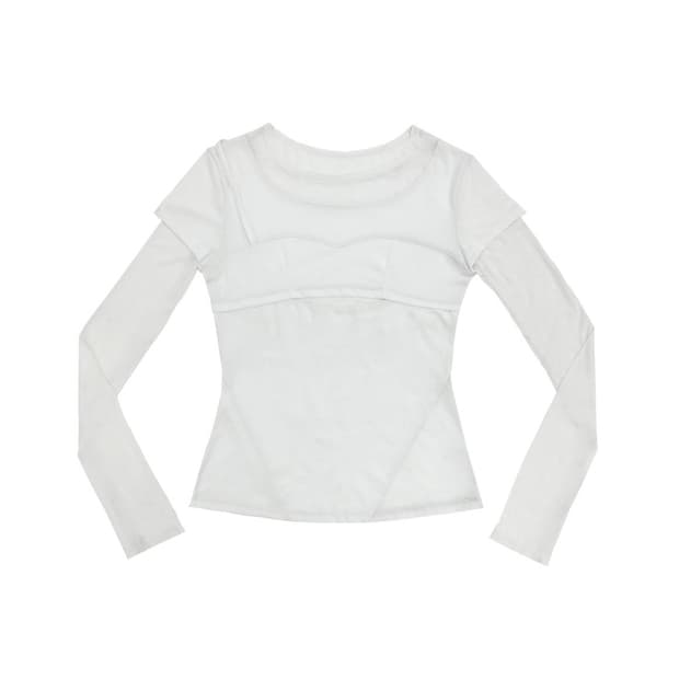 오호스 Layered Shoulder Strap Long sleeve