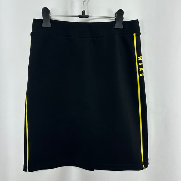 WAAC 왁 여자 골프 스판 밴딩스커트 치마 검정 2