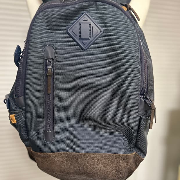 VISVIM 비즈빔 네이비 스웨이드 발리스틱20l 백팩 16시즌