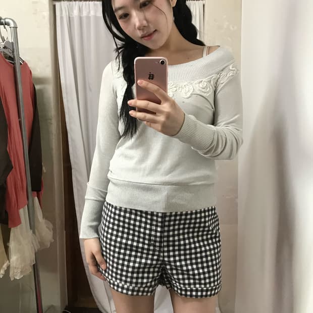 JPN check short pants