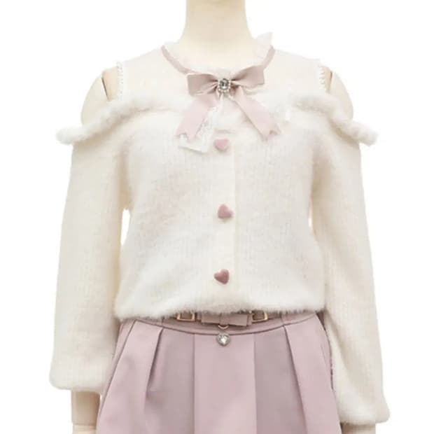 리즈리사 오프숄더 니트 히메갸루 달천깔