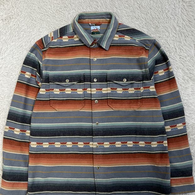 빈티지 패턴 셔츠/#2616