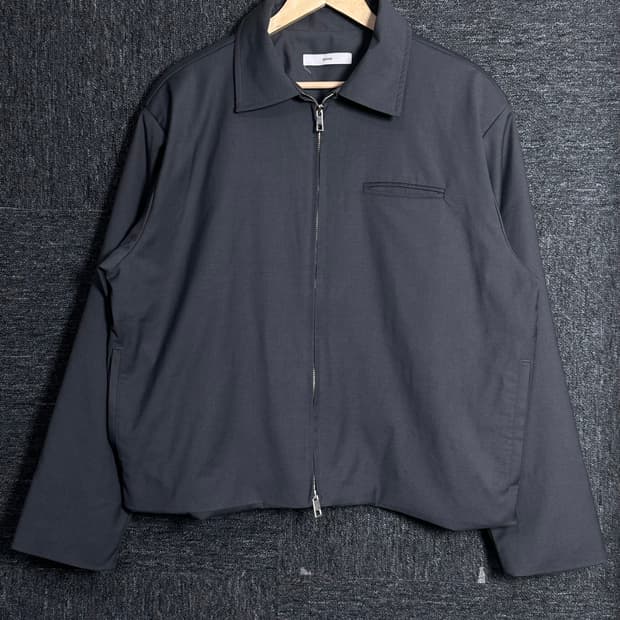 SENSE 블랙 블루종 자켓