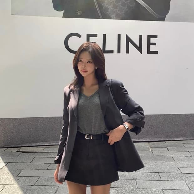 [새 상품] 쥬드마켓 럭스라인 정장 스커트 s