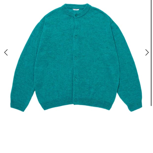 (M)Stu Round Neck Cardigan Mint 라운드넥 가디건