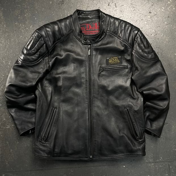 100 본더치 양가죽 라이더 자켓 