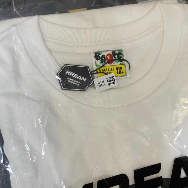 베이프 티셔츠 새상품 2xl