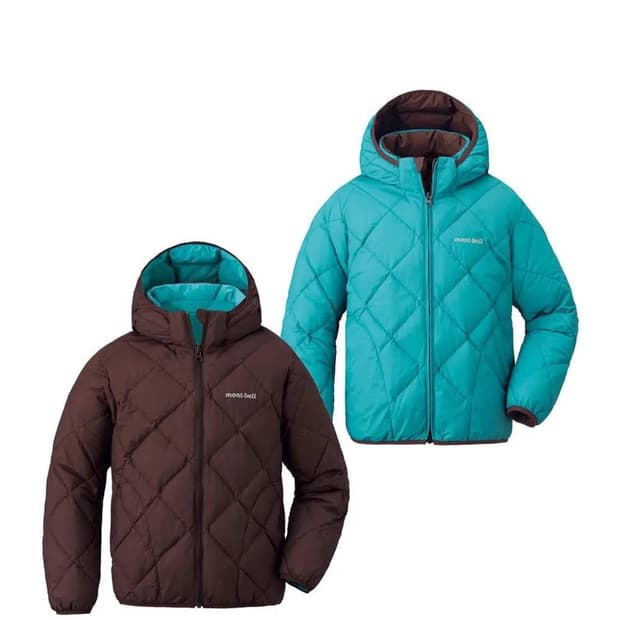 몽벨 다운파카 양면 리버서블 키즈 1101621 COCOA/LIGHT