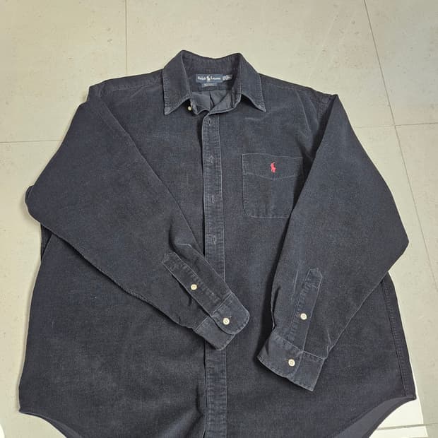 90s 폴로 랄프로렌 빅셔츠 L 코듀로이