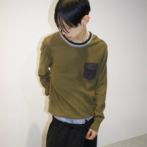 Galliano cross over knit