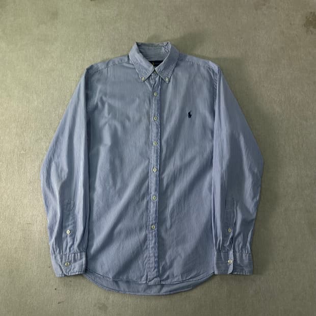 100 폴로랄프로렌 스트라이프 코튼 셔츠