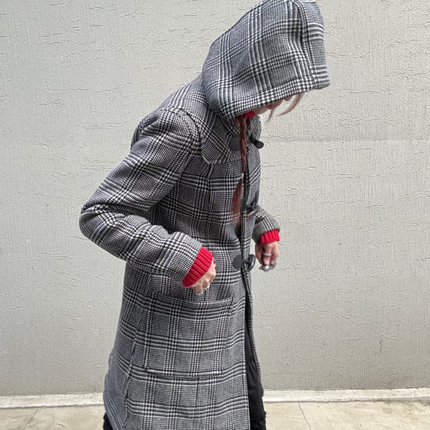 런던트레디션 롱 더플코트 떡볶이코트