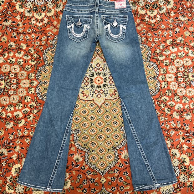 [25] 트루릴리전 레인보우 조이 부츠컷 플레어 데님팬츠