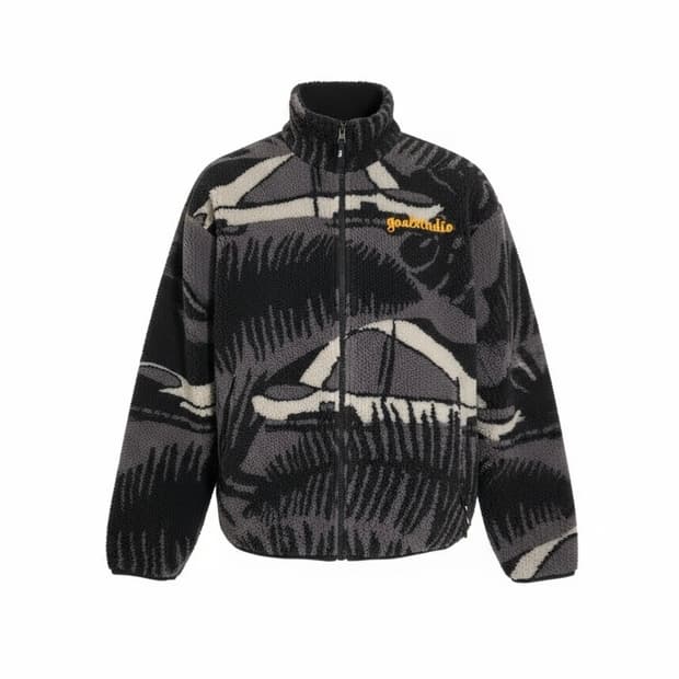 골스튜디오 뽀글이 점퍼 XL