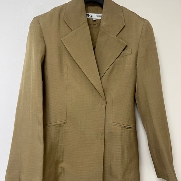 [새상품] ZARA 자라 여성 베이지 블레이저 자켓