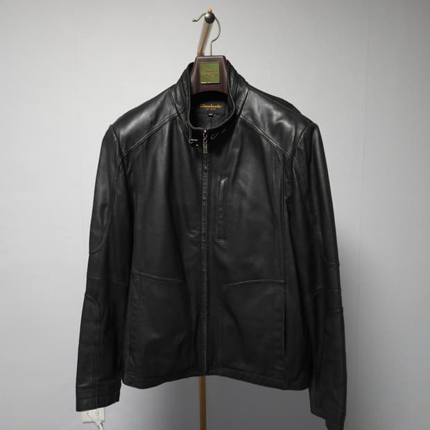 100 ) 남성 양가죽 싱글 라이더 자켓