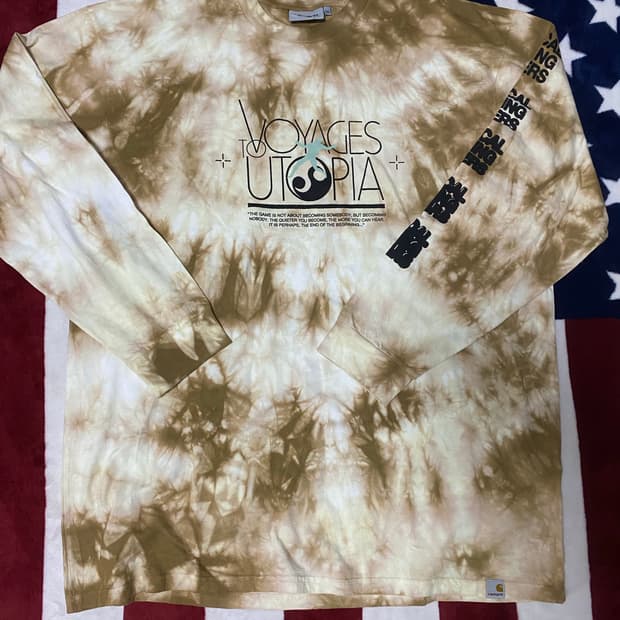 칼하트 WIP 타이 다이 긴팔