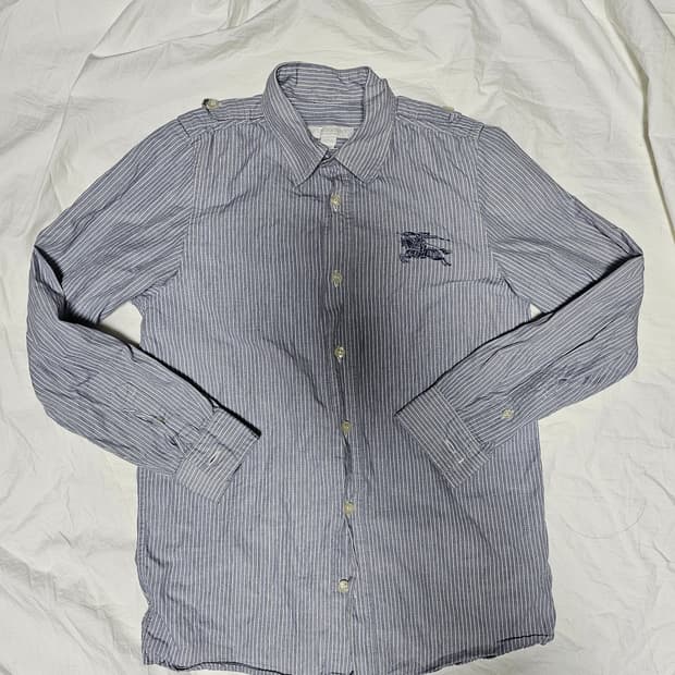 버버리 빅로고 기사로고 여성 셔츠 XS