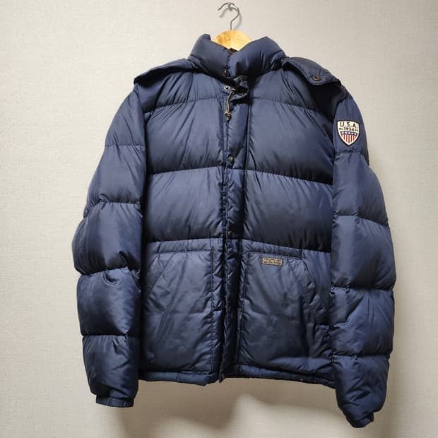 [L] 폴로 랄프로렌 성조기 덕다운 푸퍼 패딩 점퍼