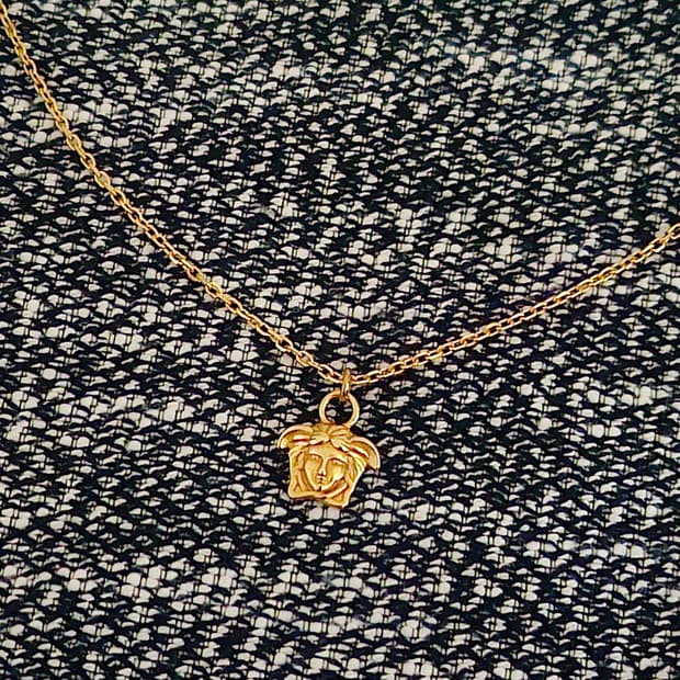 431 베르사체 빈티지 목걸이 / 정품 업사이클링 남자목걸이