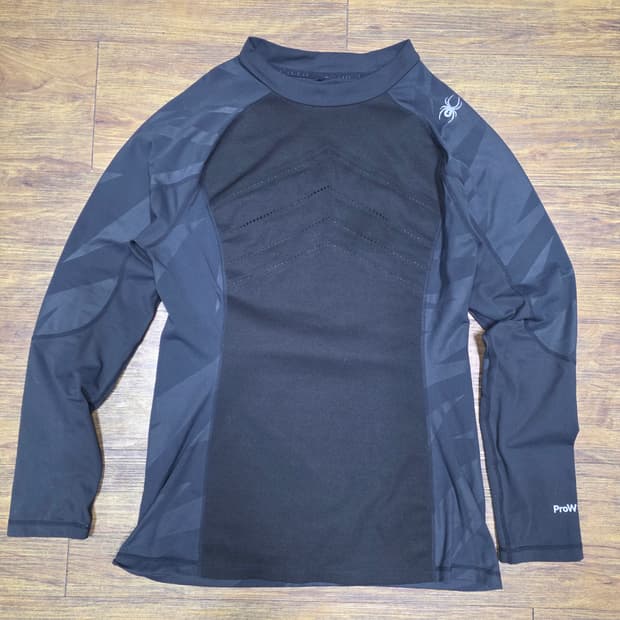 스파이더 패디드 레이어드 탑