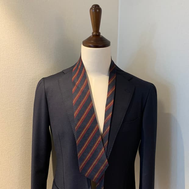 지방시 스트라이프 명품넥타이 로고플레이 A+등급 9.4cm