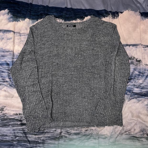 Vintage Grunge Grey Knit
