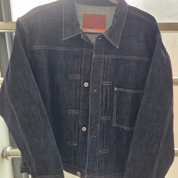 아웃스탠딩 데님자켓 1세대 인디고 m사이즈