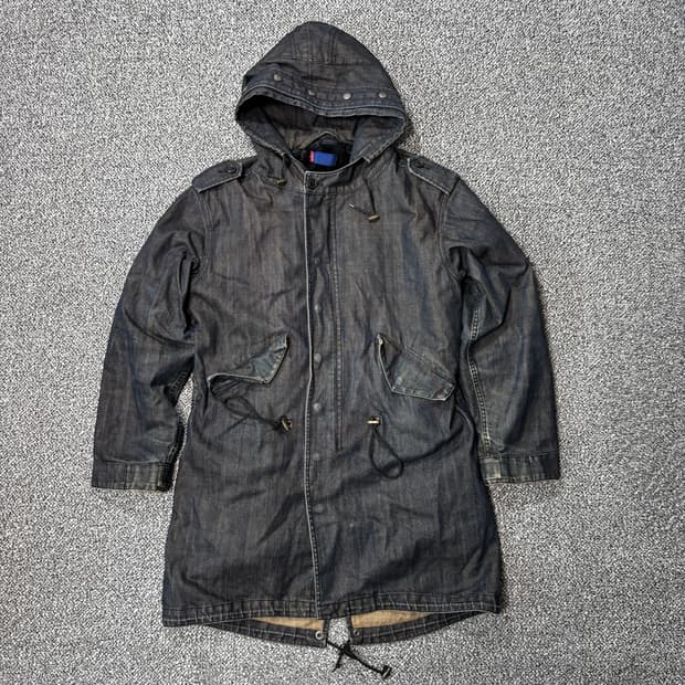 리바이스 2004s 무빙 온 m-51 피쉬테일 데님 파카 (L)