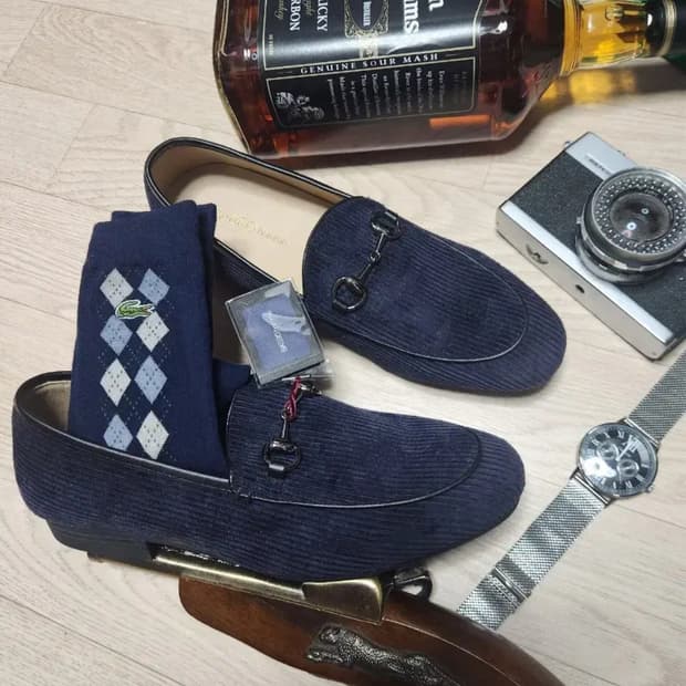 Basso 코듀로이 로퍼 265