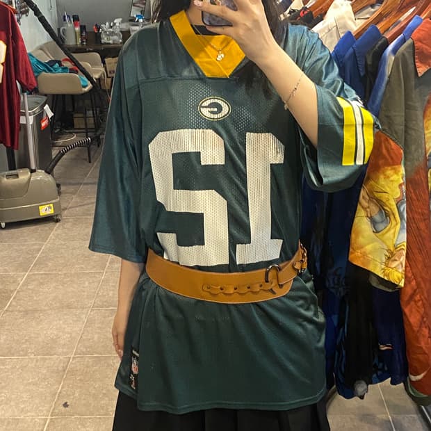 [NO.9] NFL 풋볼 져지 반팔티 그린